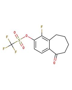 Astatech 1-FLUORO-5-OXO-6,7,8,9-TETRAHYDRO-5H-BENZO[7]ANNULEN-2-YL TRIFLUOROMETHANESULFONATE; 1G; Purity 98%; MDL-MFCD31731300
